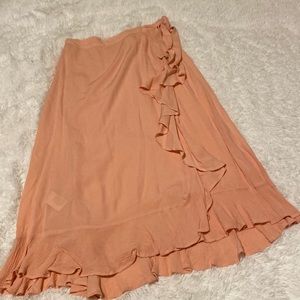 Cleobella Peach Maxi Skirt